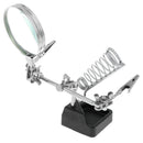 Magnifier W/ Stand Alligator Clip Auxiliary for Soldering Jewelry
