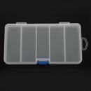 Transparent Plastic Fishing Lure Bait Box Storage Organizer Container Case G1Q1