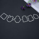 Silicone Stamp+Metal Cutting Dies Stencil Frame Scrapbook Christmas Xmas