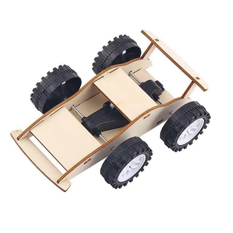Kids Inertial Car Toys Kit DIY Educational Physics Science Assemble Craft