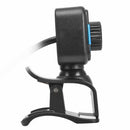 A7250B 480P HD USB Webcam Computer PC Mic Live Online LED Web Camera (Blue)