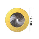 4.9 inch Circle Tool Movable Measurement Stainless Drawing Creative Ruler C6Q5
