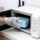 1pc heat resistant gloves kitchen pot holders cooking oven mitts gripp 3C