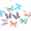 96pcs Mixed Butterfly flowers Edible Glutinous Wafer Rice Paper Cake Decorat Gw