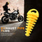 Motorcycle Exhaust Pipe Air-bleeder Plug Muffler Wash Plug Small (Yellow)
