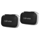 2x Waterproof Fingertip Pulse Oximeter Case Blood Oxygen Sensor Bag Dual Storage