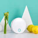 Smart Air Purifier Fridge Freshener Cleaner Ozone Anion Generator (White) A