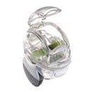 Mini Garlic Chopper Crusher Grater Plastic Garlic Press Kitchen Tool GingerS Hn