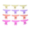 12pcs/Set Salon Hairdressing Butterfly Clips 4 Colors Hairpin Styling Tool A