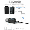 1X Bluetooth 5.0 USB Wireless Audio Music Stereo Adapter Dongle receiver Black
