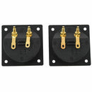 2pcs Square Copper Speaker Box Terminal Binding Post for Speaker Parts 57x5 Z7B6