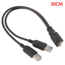 USB 2.0 Female to USB 2 Male Cable USB Double Splitter Power Extension Cabl Nw