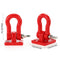 1/10 RC Car Parts Tow Hook Chain Bracket w/ Scoop Spade for Axial SCX10 D110