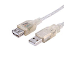 80cm/30inch USB 2.0 Type A Male to Female Extension Cable Extender Cable