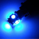 10 Pcs T10 Blue 5050 5SMD LED Wedge Car Light Bulb 194 168 W5W 12V FT