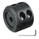 Black Universal Rubber Winch Cable Hook Stopper Line Saver For ATV UTV HKO