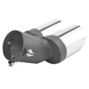 Automobile Universal Stainless Steel Double Row One Minute Two Exhaust Pipe O6D2
