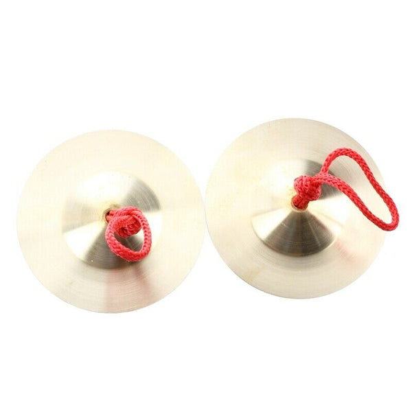 Pair Musical Instrument Durable Brass Cymbals Percussion