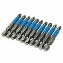 10xMagnetic PH2 Anti Slip Electric Phillips Screwdriver L7I5 Bits Hex Shank P0F8