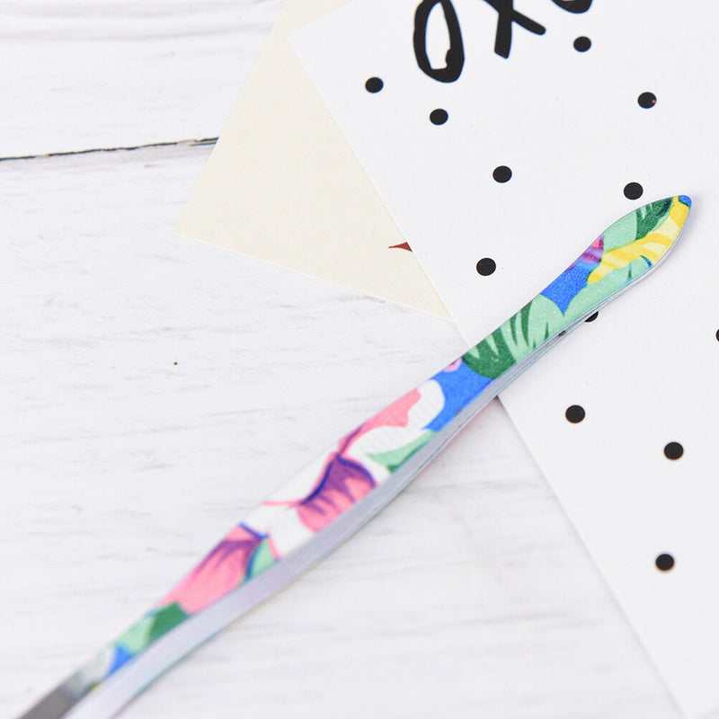 Professional Stainless Steel Slant Tip Hair Removal Eyebrow Tweezer Makeup ZP TO