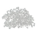 500 pcs of PVC Earrings Fasteners shaped Cube Y4M2