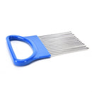 Onion Tomato Vegetable Slicer Cutting Aid Guide Holder Slicing Cutter Gadget MO