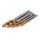 5* HSS Titanium Screw Thread Metric Spiral Plug Tap Drill Bit Hand Tool M3 JUA