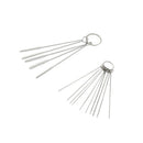 Motorcycle Carburetor Carbon Dirt Jet Remove Cleaning Needle Brush Tool Set