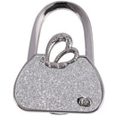 Butterfly Accent Handbag Style Foldable Table Hook Purse Hanger Holder for