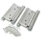 1 Pair Cafe Saloon Door Swing Self Closing Double Action Spring Hinge Silve B5W3
