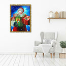 5D DIY Special-shaped Diamond Painting Santa Claus Cross Stitch Embroidery