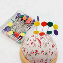Flower Head Pins(200Pcs) Dressmaking Wedding Quilting Patchwork Pins Access