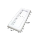 Inflatable Air Mattress Pool Water Salad Tray Beach Party Food Drink Holder A
