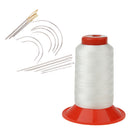 15Pcs/Set Curved Sewing Needles Repair Upholstery Carpet Leather Thread Spool