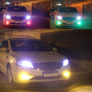 H3 5050 12 SMD RGB Multi-Colors Car LED Fog Lamp Light Bulb with Remote Control