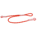 Braided Eye to Eye Prusik Cord 10.5mm Nylon Climbing Knotted Y Lanyard Loop Rope