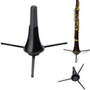 Wind Instrument Flute Rest Stand Foldable Clarinet Oboe Tripod Support Bracket