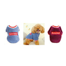 2x Lovely Dog Warm Sweater Vest Dog Soft Comfortable
