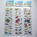 6Sheets Creative Airplane Flying Scrapbooking Bubble Stickers Reward Kids fiTOCA