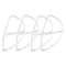 4 Pieces Plastic Propeller Protective Anti-collision Prevent Crash Set Guard