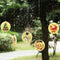 LED Star Christmas Light Hanging Round Santa Claus Fairy Lamp with Suction A