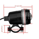U3 LED 12V 30W Motorcycle Car  Black Angel Eye Driving Fog Spot Headlig TNB