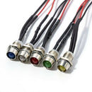 10x Top 8mm 12V Indicator Light LED Lamp Bulb Truck Pilot Dash Panel Car Boat AU