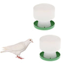 2 Pcs Pigeon Birds Supplies Water & Food Tools Small Parrots Pigeons Feed