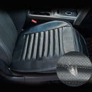 Universal Leather Car Seat Cover Breathable Front Seat Cushion Mat (Black)