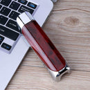 Universal Car Interior ABS Plastic Plating Handbrake Cover(Wood Texture)
