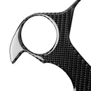 Carbon Fiber Gear Shift Control Panel Frame Cover Trim For Alfa  Giulia