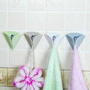 4x Wash Cloth Clip Holder Clip Storage Rack Towel Clips Hooks Bathroom Stor N6J9
