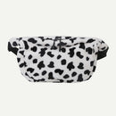 Plush Cute Milk Cow Women Handbags Cartoon Chest Shoulder Messenger Bags Totes