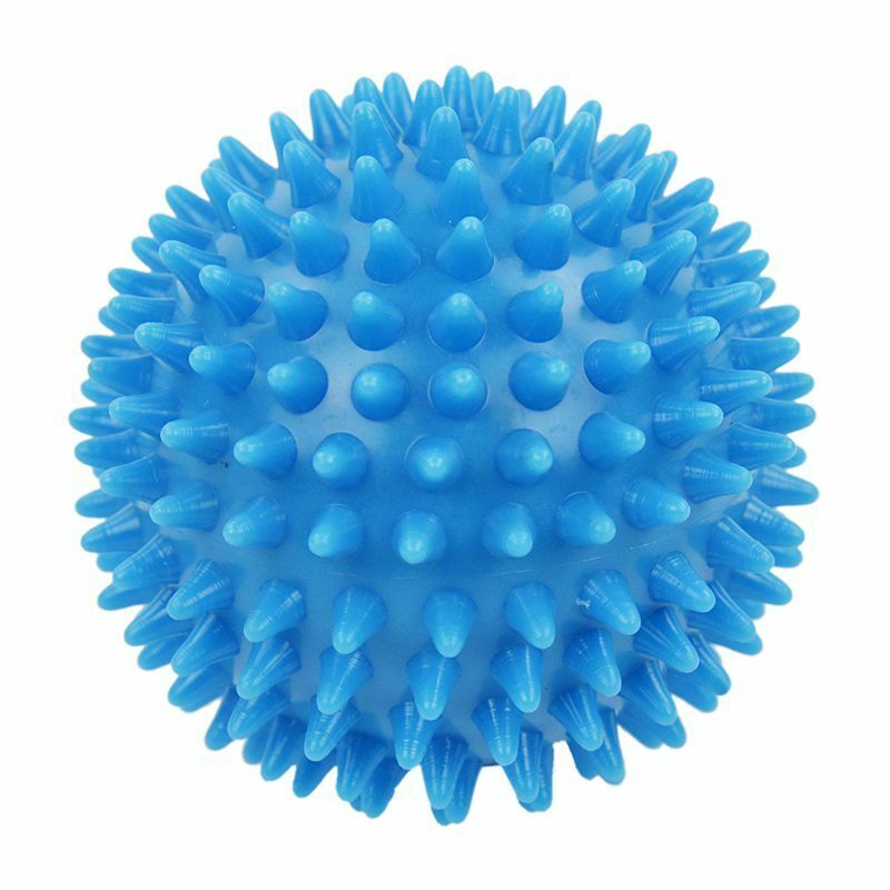 Spiky Massage Ball, Hard Stress Ball 7.5cm for Fitness Sport Exercise (sky bS2I9